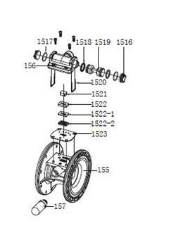 氣閥維修MK15泵的氣閥維修圖